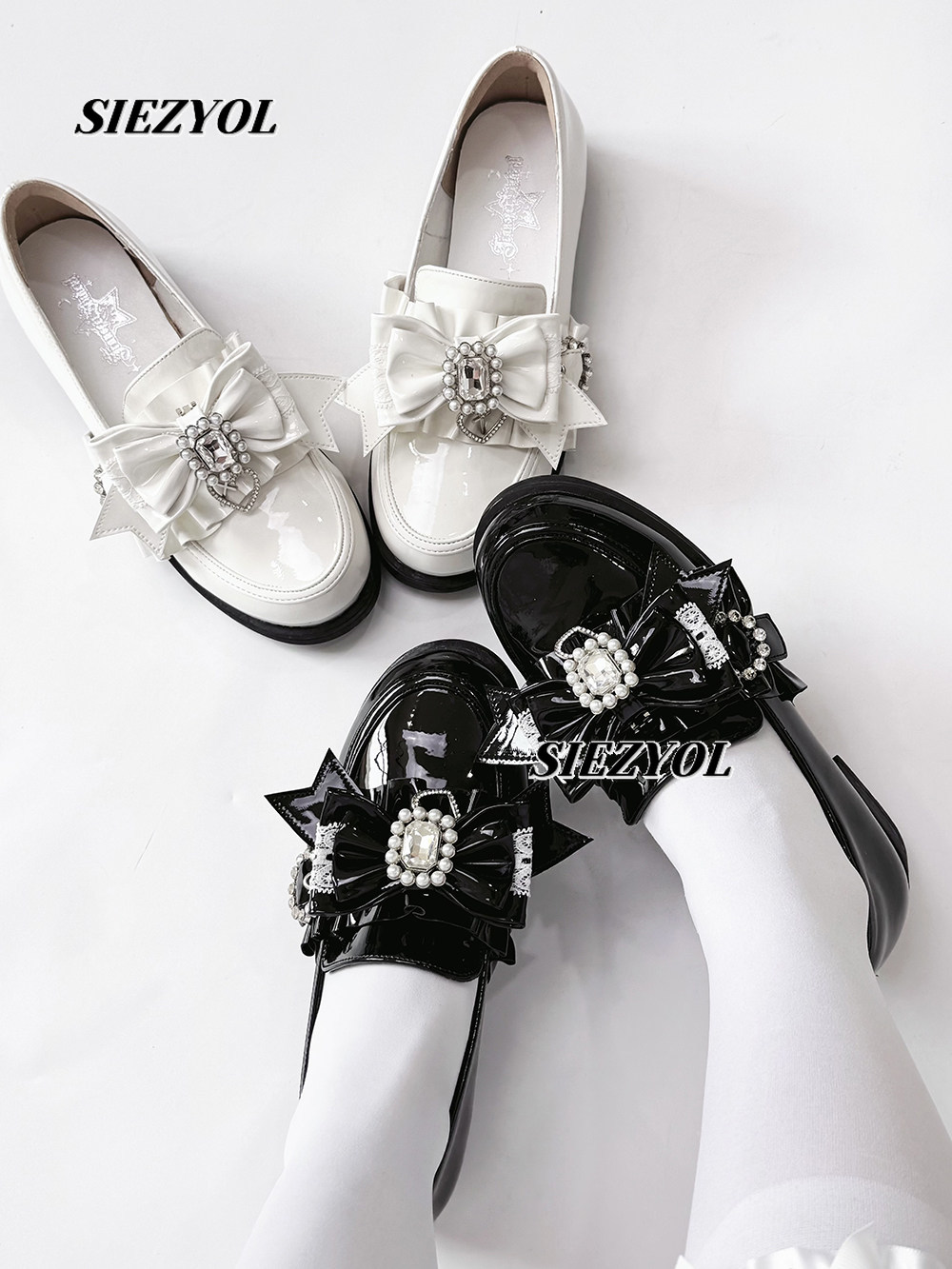 Women Shoes Loafers - รองเท้าหนังสไตล์ญี่ปุ่นแบบดั้งเดิม ใส่ง่ายที่สุด เหมาะกับลุคสบายๆ รองเท้าแบบสวม รองเท้าโลฟเฟอร์ น่ารักหวานๆ