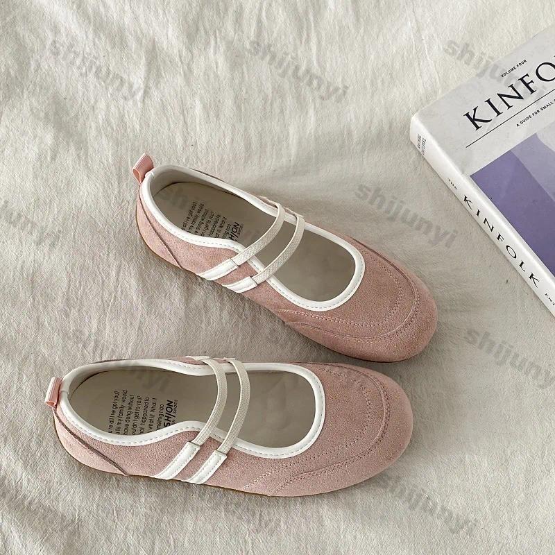 Women'S Shoes Non Slip - รองเท้าส้นเตี้ยผู้หญิงสไตล์วินเทจแบบเรียบง่าย ใส่สบาย พื้นนุ่มกันลื่น เหมาะสำหรับฤดูร้อน