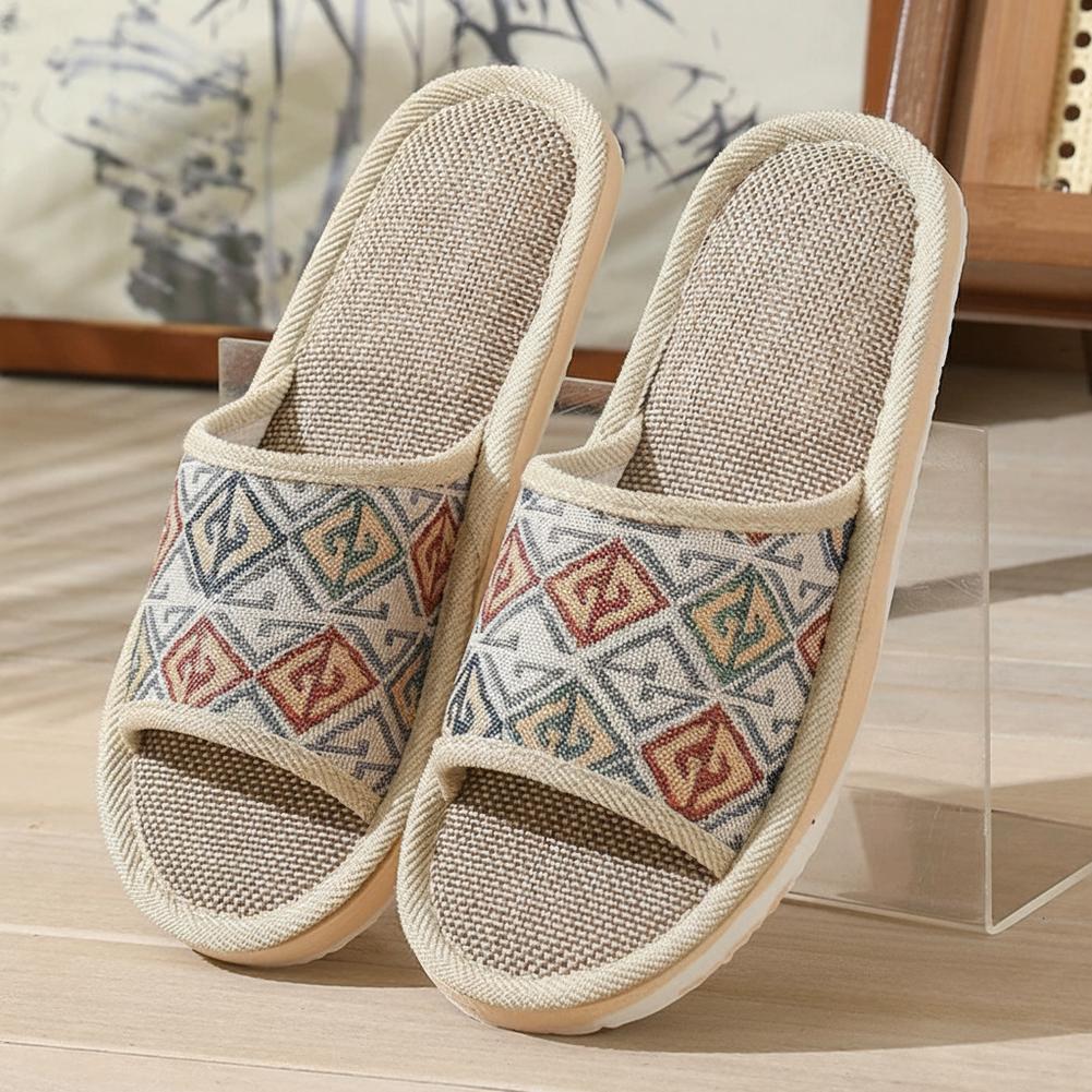 รองเท้าแตะผ้าลินินสี่ฤดูสำหรับ - Women Shoes On Sale บทวิจารณ์และราคา