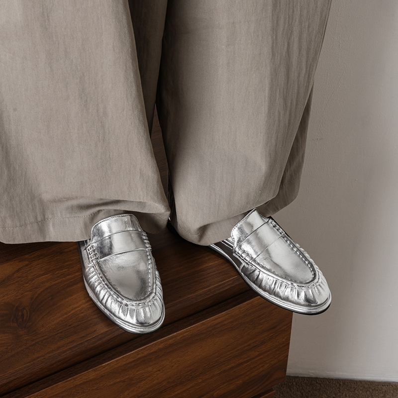 รองเท้าโลฟเฟอร์หนังแท้สไตล์คลา - Women Shoes Loafers บทวิจารณ์และราคา