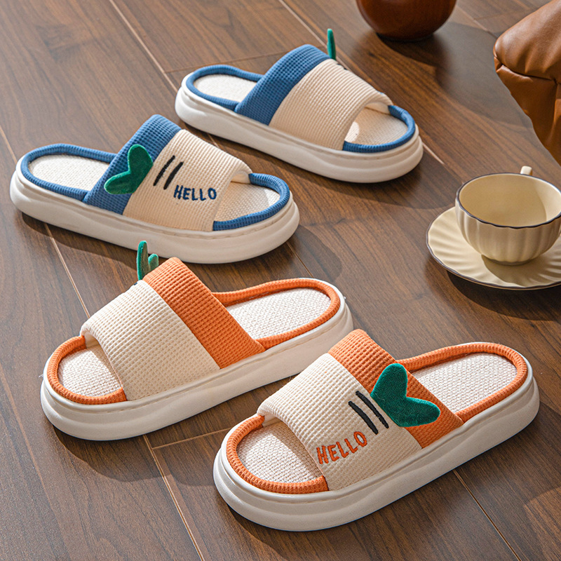 รองเท้าแตะผ้าลินินสไตล์ใหม่สำห - Women Shoes On Sale บทวิจารณ์และราคา
