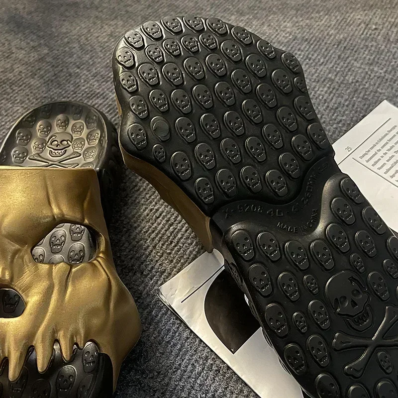 ฤดูร้อนผู้ชายSkullรองเท้าแตะY2 - Women'S Shoes Cloud บทวิจารณ์และราคา