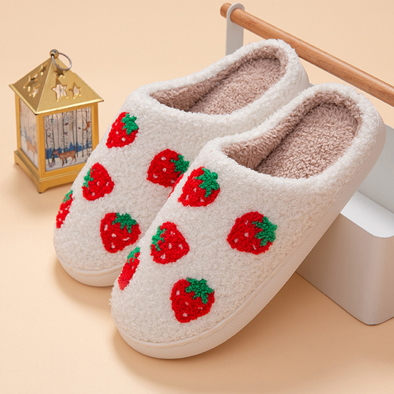รองเท้าแตะผู้หญิงลายสตรอว์เบอร - Women Shoes On Sale บทวิจารณ์และราคา