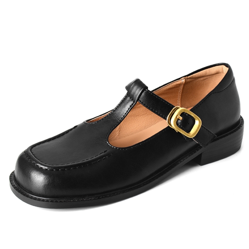 รองเท้าส้นเตี้ยสตรีแบบสบาย ๆ ห - Women Shoes Black บทวิจารณ์และราคา